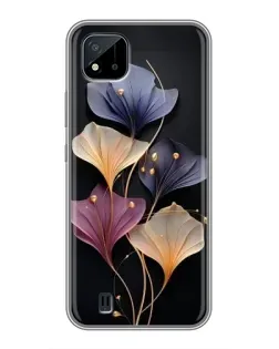 Чохол для Realme C11 (2021) / C20 з картинкою «Лілові квіти грації»