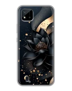 Чохол для Realme C11 (2021) / C20 з картинкою «Чорний лотос»