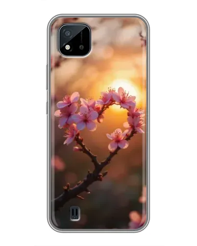 Чохол для Realme C11 (2021) / C20 з картинкою «Рожевий цвіт сердечко на тлі заходу» Чохол для Realme C11 (2021) / C20 з картинкою «Рожевий цвіт сердечко на тлі заходу»