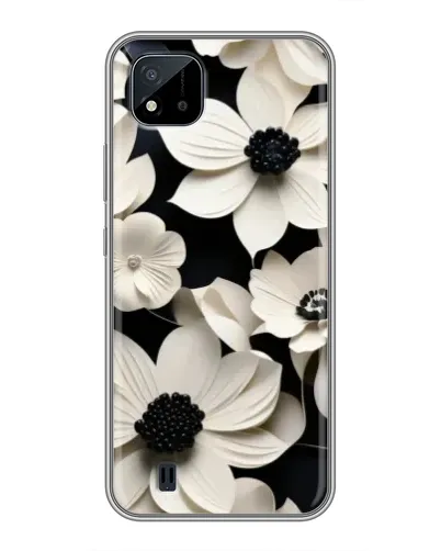 Чохол для Realme C11 (2021) / C20 з картинкою «Об'ємні білі квіти» Чохол для Realme C11 (2021) / C20 з картинкою «Об'ємні білі квіти»