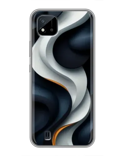 Чохол для Realme C11 (2021) / C20 з картинкою «Об'ємні чорно-білі стрічки» Чохол для Realme C11 (2021) / C20 з картинкою «Об'ємні чорно-білі стрічки»