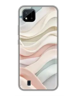 Чохол для Realme C11 (2021) / C20 з картинкою «Пастельні ніжні хвилі»