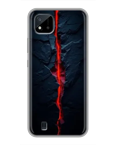 Чохол для Realme C11 (2021) / C20 з картинкою «Червона лавова тріщина» Чохол для Realme C11 (2021) / C20 з картинкою «Червона лавова тріщина»