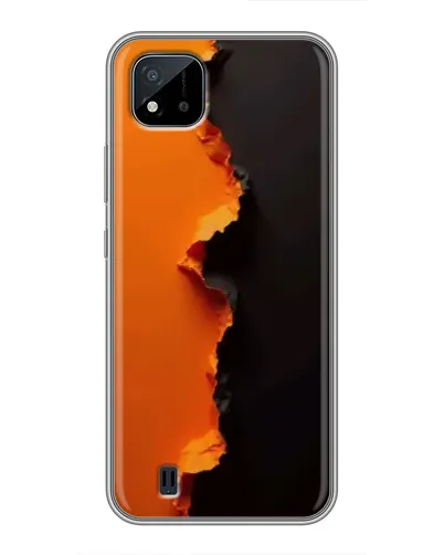 Чохол для Realme C11 (2021) / C20 з картинкою «Помаранчевий розлом» Чохол для Realme C11 (2021) / C20 з картинкою «Помаранчевий розлом»