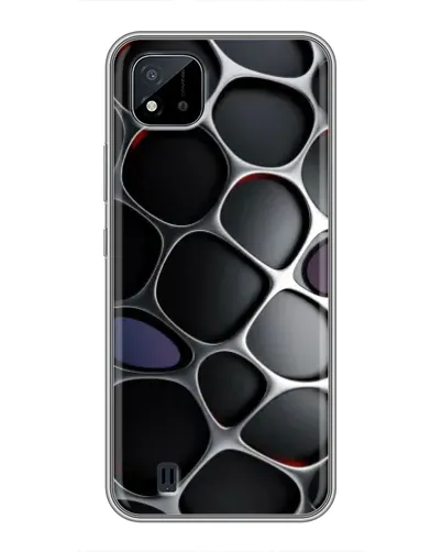 Чохол для Realme C11 (2021) / C20 з картинкою «Об'ємна темна решітка» Чохол для Realme C11 (2021) / C20 з картинкою «Об'ємна темна решітка»