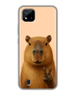 Чохол для Realme C11 (2021) / C20 з картинкою «Капібара вікторія»
