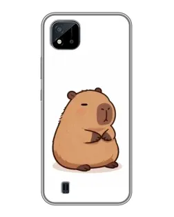 Чохол для Realme C11 (2021) / C20 з картинкою «Товстенька капібара»