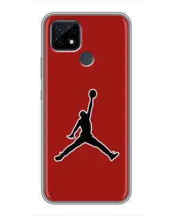 Чохол для Realme C21 з картинкою «Jordan Red Back»