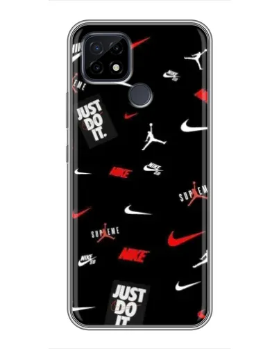 Чохол для Realme C21 з картинкою «Nike Mix Pattern» Чохол для Realme C21 з картинкою «Nike Mix Pattern»