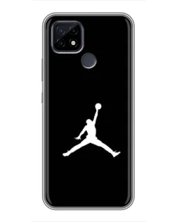 Чохол для Realme C21 з картинкою «Jordan Silhouette»
