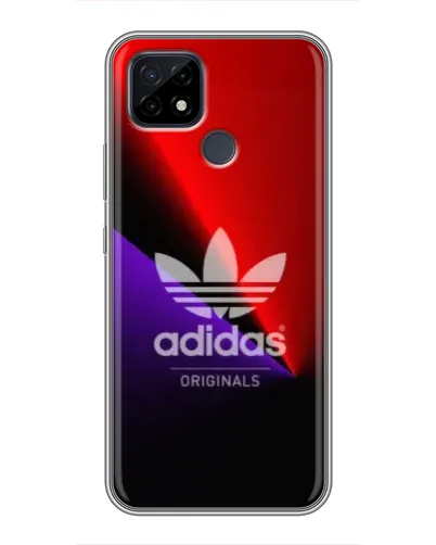 Чохол для Realme C21 з картинкою «Adidas Red Neon»