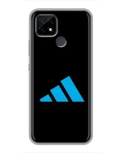 Чохол для Realme C21 з картинкою «Adidas Cyan Logo»