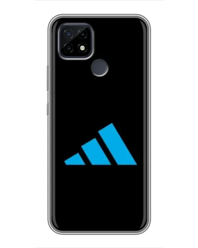 Чохол для Realme C21 з картинкою «Adidas Cyan Logo»