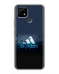 Чохол для Realme C21 з картинкою «Adidas Water Drops»
