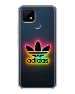 Чохол для Realme C21 з картинкою «Неоновий Adidas»
