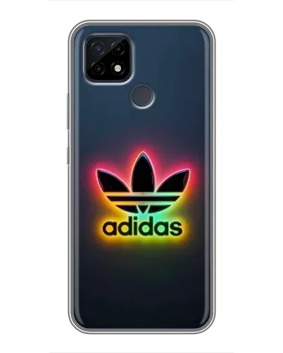 Чохол для Realme C21 з картинкою «Неоновий Adidas»
