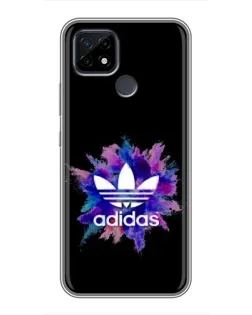 Чохол для Realme C21 з картинкою «Вибух фарб Adidas»