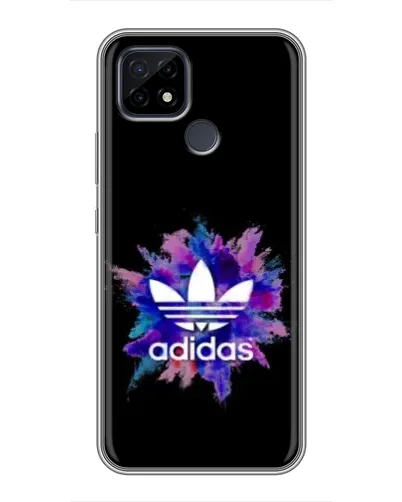 Чохол для Realme C21 з картинкою «Вибух фарб Adidas»