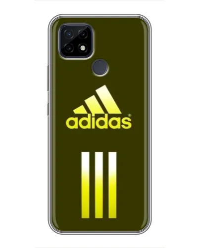 Чохол для Realme C21 з картинкою «Оливковий градієнт Adidas»