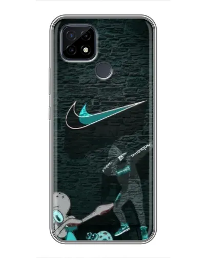 Чохол для Realme C21 з картинкою «Спортивний арт Nike»