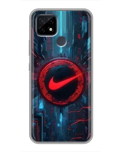 Чохол для Realme C21 з картинкою «Техногенний стиль Nike»