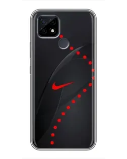 Чохол для Realme C21 з картинкою «Абстрактний дизайн Nike»