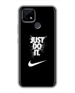 Чохол для Realme C21 з картинкою «Текстовий принт Nike»