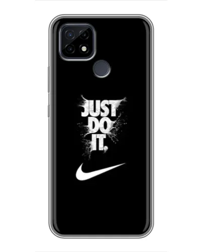 Чохол для Realme C21 з картинкою «Текстовий принт Nike»