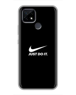 Чохол для Realme C21 з картинкою «Мінімалізм від Nike»