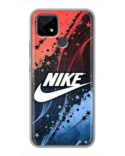 Чохол для Realme C21 з картинкою «Градієнтний принт Найк»