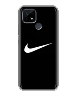 Чехол для Realme C21 с картинкой «Минималистический Найк» Чехол для Realme C21 с картинкой «Минималистический Найк»