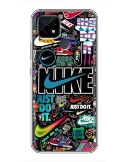 Чехол для Realme C21 с картинкой «Яркий коллаж Nike» Чехол для Realme C21 с картинкой «Яркий коллаж Nike»