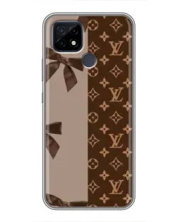 Чехол для Realme C21 с картинкой «Louis Vuitton — банты»