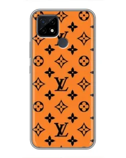Чехол для Realme C21 с картинкой «Оранжевый стиль LV»