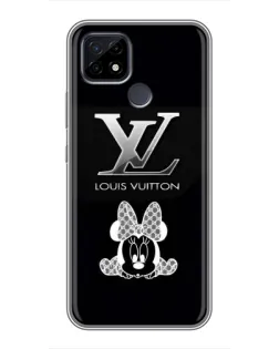 Чехол для Realme C21 с картинкой «LV и Минни Маус»