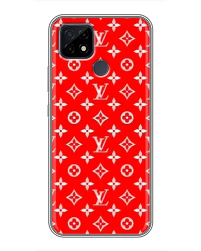 Чехол для Realme C21 с картинкой «Яркий паттерн LV»