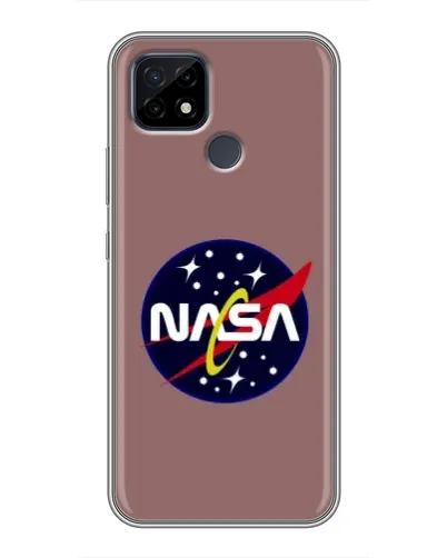 Чохол для Realme C21 з картинкою «NASA — ретро космос»