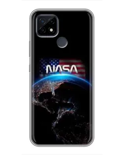 Чохол для Realme C21 з картинкою «Земля з космосу NASA»