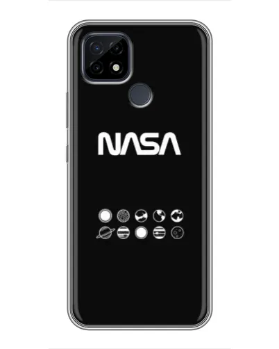 Чохол для Realme C21 з картинкою «NASA — технічний принт»