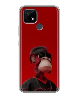 Чохол для Realme C21 з картинкою «Bored Ape в червоному» Чохол для Realme C21 з картинкою «Bored Ape в червоному»
