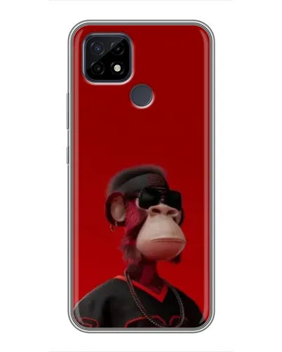 Чохол для Realme C21 з картинкою «Bored Ape в червоному» Чохол для Realme C21 з картинкою «Bored Ape в червоному»