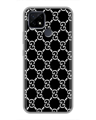 Чехол для Realme C21 с картинкой «Gucci — сетчатый паттерн»