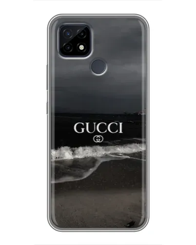 Чехол для Realme C21 с картинкой «Gucci — морской прибой»