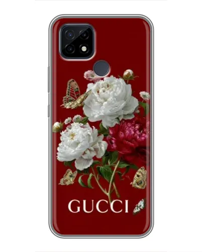 Чехол для Realme C21 с картинкой «Gucci —  сад»