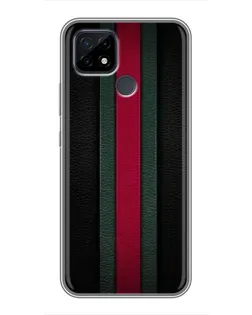 Чехол для Realme C21 с картинкой «Gucci — неоновая линия»