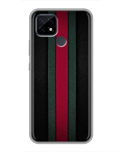 Чехол для Realme C21 с картинкой «Gucci — неоновая линия»