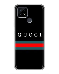 Чехол для Realme C21 с картинкой «Gucci — красный пояс»