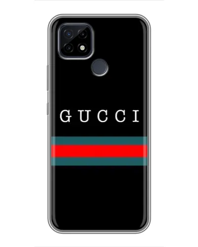 Чехол для Realme C21 с картинкой «Gucci — красный пояс»