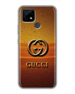 Чехол для Realme C21 с картинкой «Gucci — солнечный градиент»