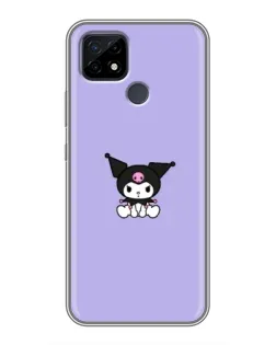 Чехол для Realme C21 с картинкой «Kuromi — фиолетовый минимализм» Чехол для Realme C21 с картинкой «Kuromi — фиолетовый минимализм»